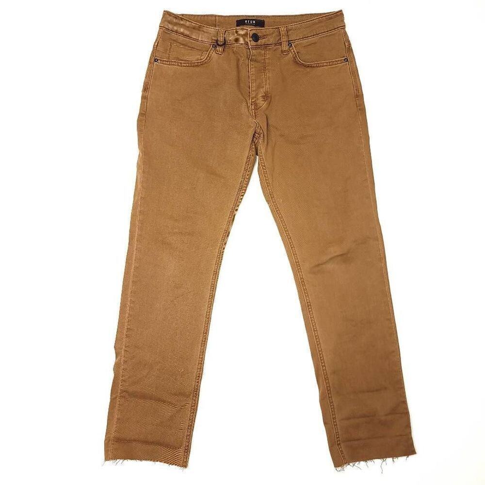Neuw Lou Slim Pants Mens 30x28 Khaki Grunge Streetwear Skater Distressed